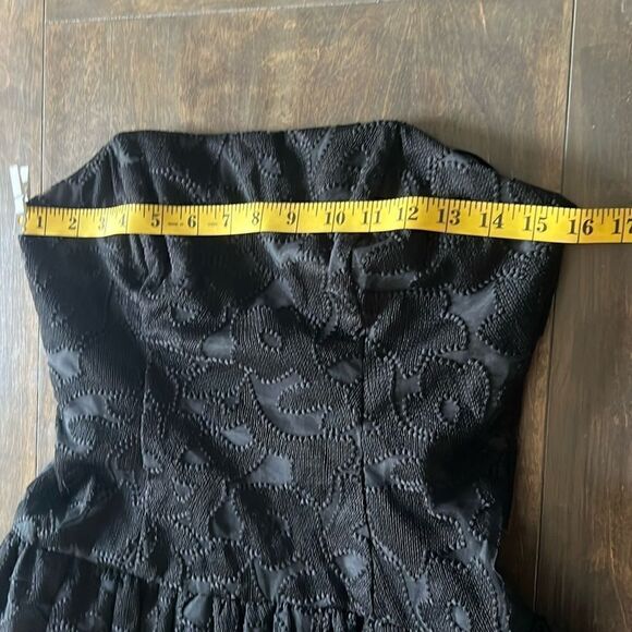 New Shoshanna Amica Strapless Jacquard Bubble Mini Dress - Picture 8 of 16